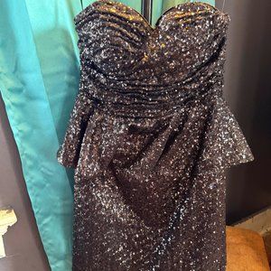 Vintage Sequin Opulence Cocktail Dress